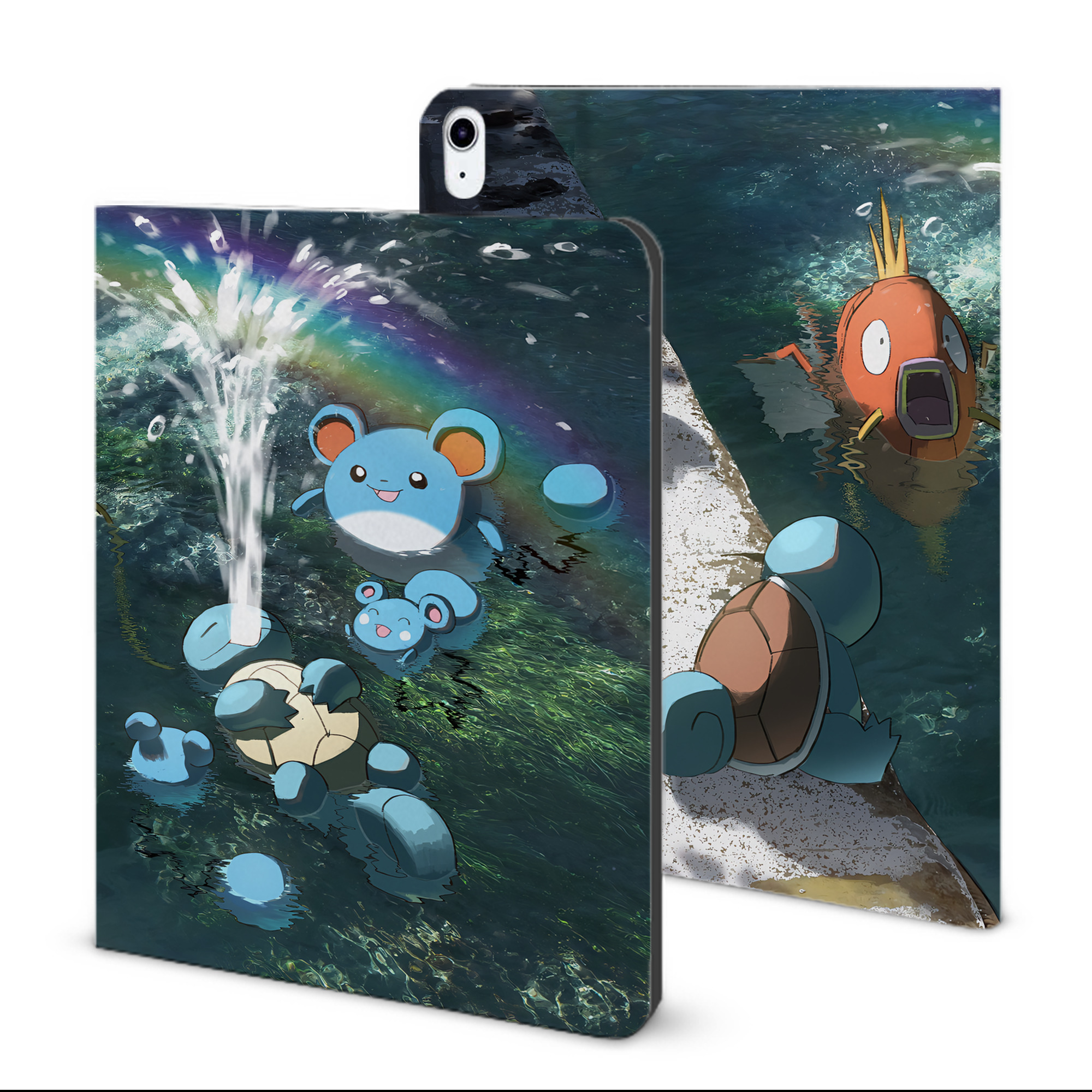 （画像用） ポケットモンスター Pokémon IPad ケース ブック型 PUレザー TPU 耐衝撃 軽量 薄型 ペン収納なし 全面保護 IPad 各モデル対応